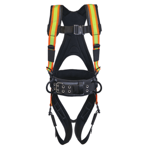 Deluxe Harness No Bags – Hi Vis
