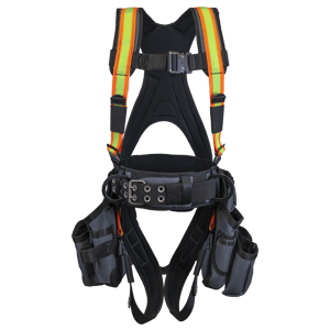 Deluxe Harness With Tool Bags – Hi Viz