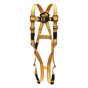 Super Anchor Safety 6151-GHS Deluxe Full Body Harness Plus All-Pakka Tool Bag Combo, Small, Hi-Vis