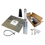 2820 - ARS Tile Roof Anchor Kit w/ Black Stem Cover