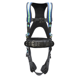 Deluxe Harness No Bags – Blue/Green