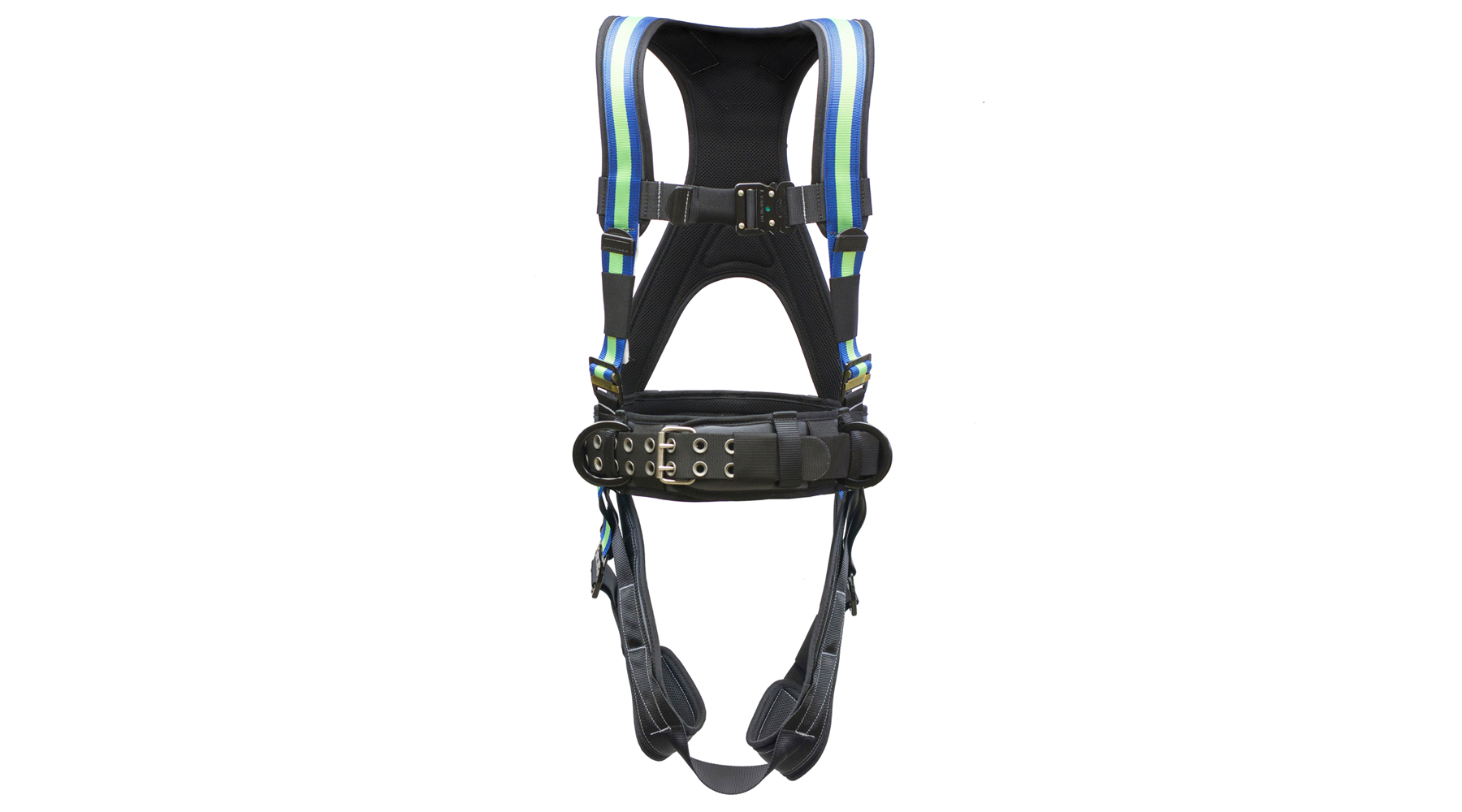 Deluxe Harness - Blue/Green