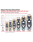 Deluxe Harness Sizing Chart