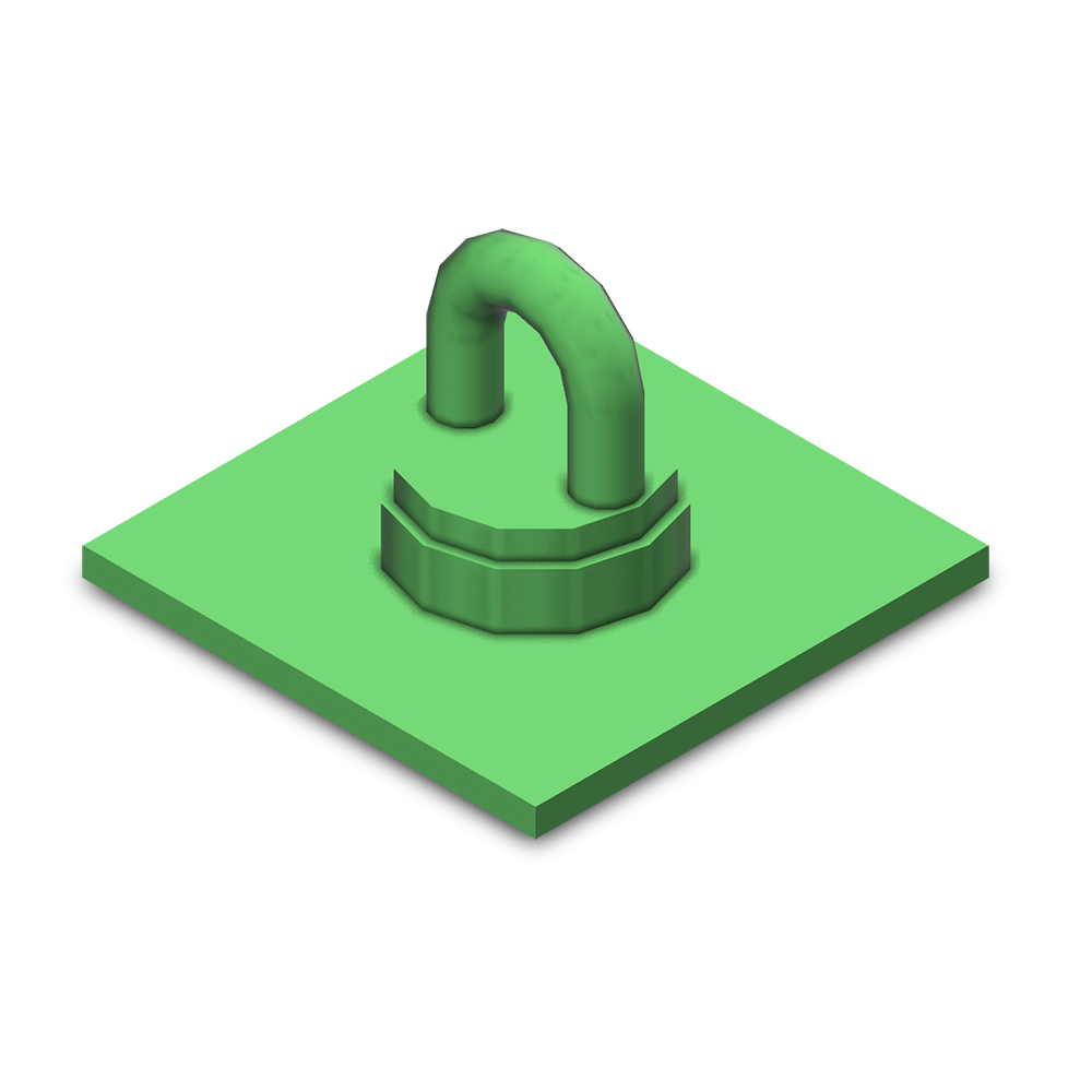 CRA Anchor D-Plate Anchor 1037 G