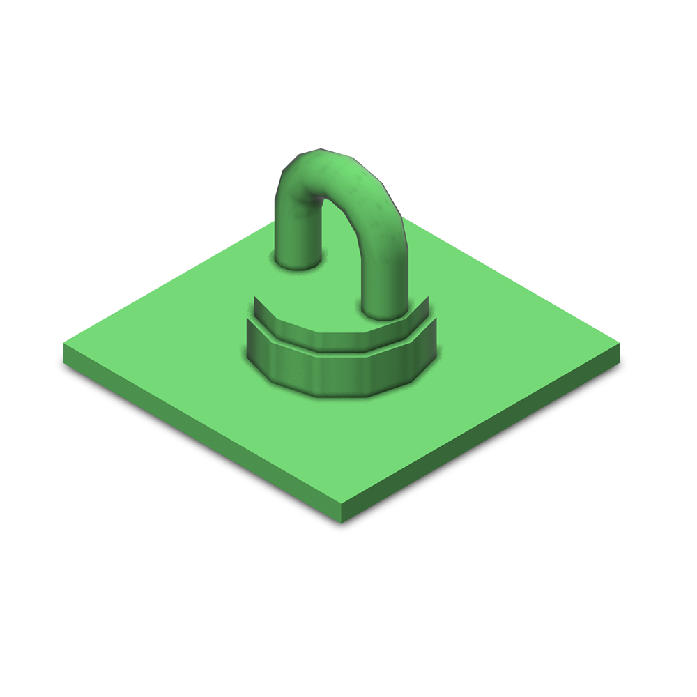 CRA Anchor D-Plate Anchor 1301 SX