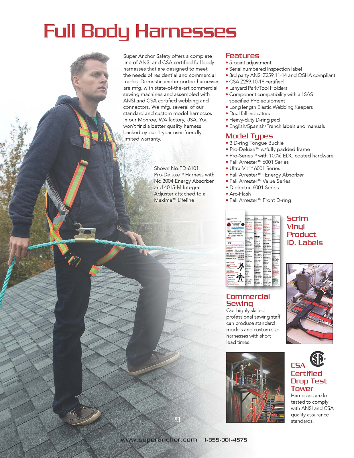 Super Anchor Fall Protection Harnesses