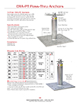 Commercial Roof Anchor Catalog, CRA-PT Pass-Thru Anchors