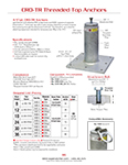 CRO-TR Threaded Top Anchors 2024 Catalog Page