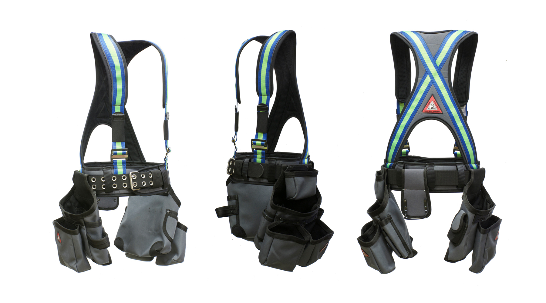 Tool Bag Carrier Blue Green