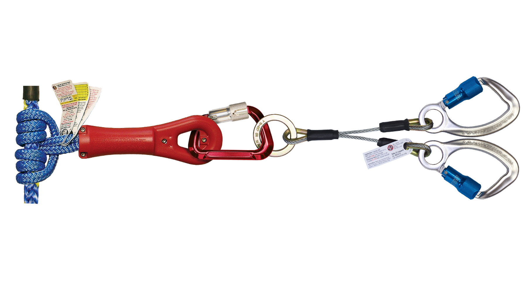 2-D Lanyards Captive Carabiner & SuperGrab™