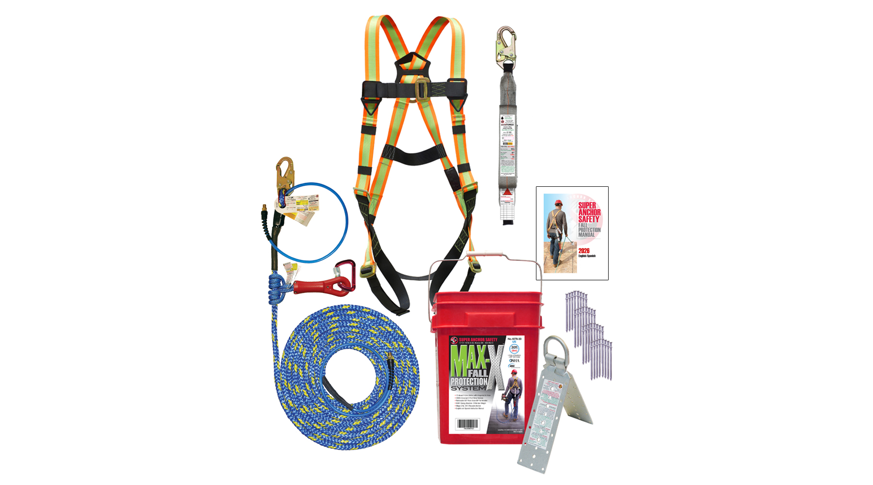 MAX_XLine_SG_Kits_header_1800x1000 MAX-X X-Line Fall Protection Kit with SuperGrab™ - 4075 Series